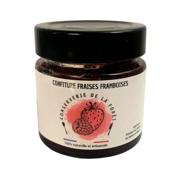 Confiture fraises framboises